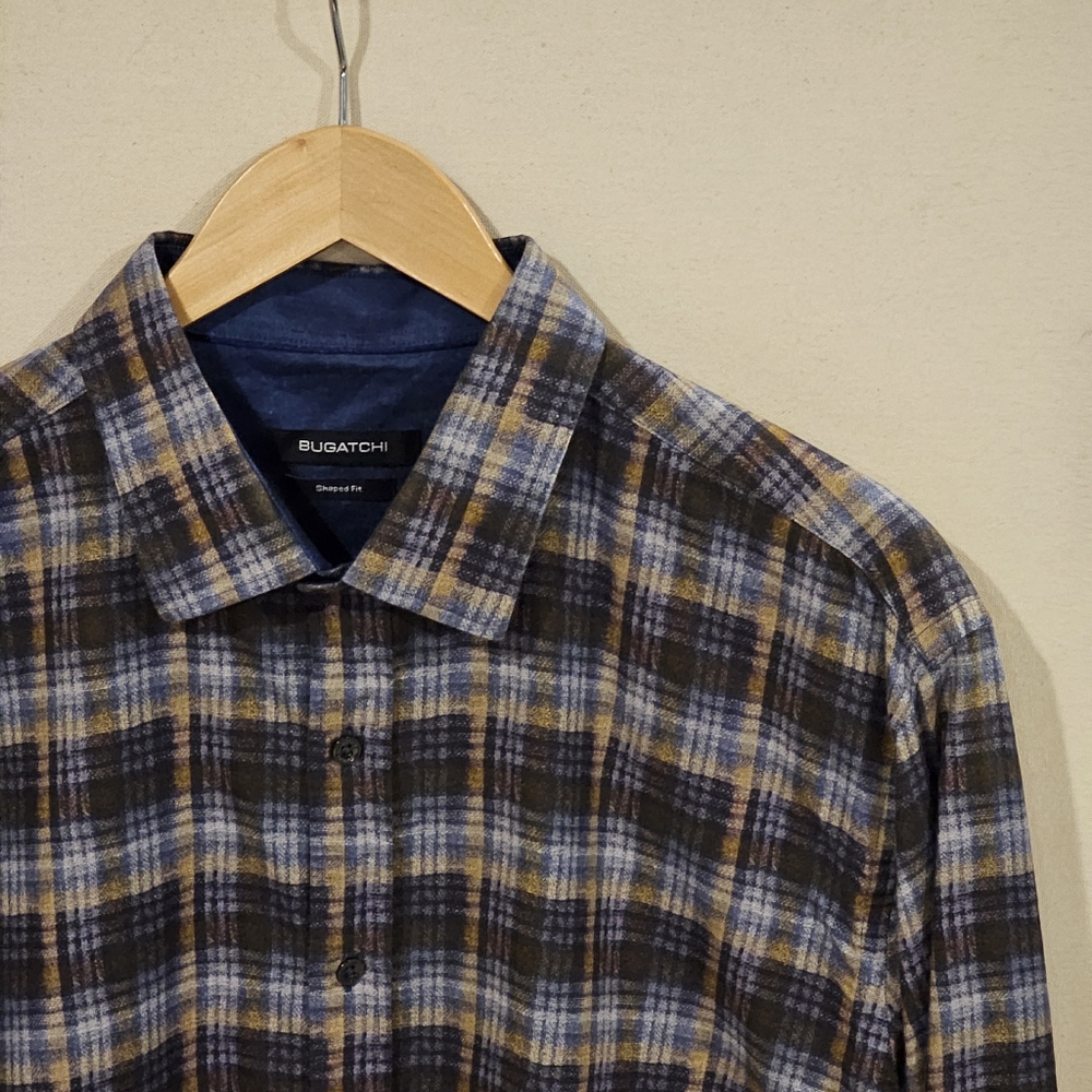 Bugatchi Shaped Fit Button Down Xl - image 1